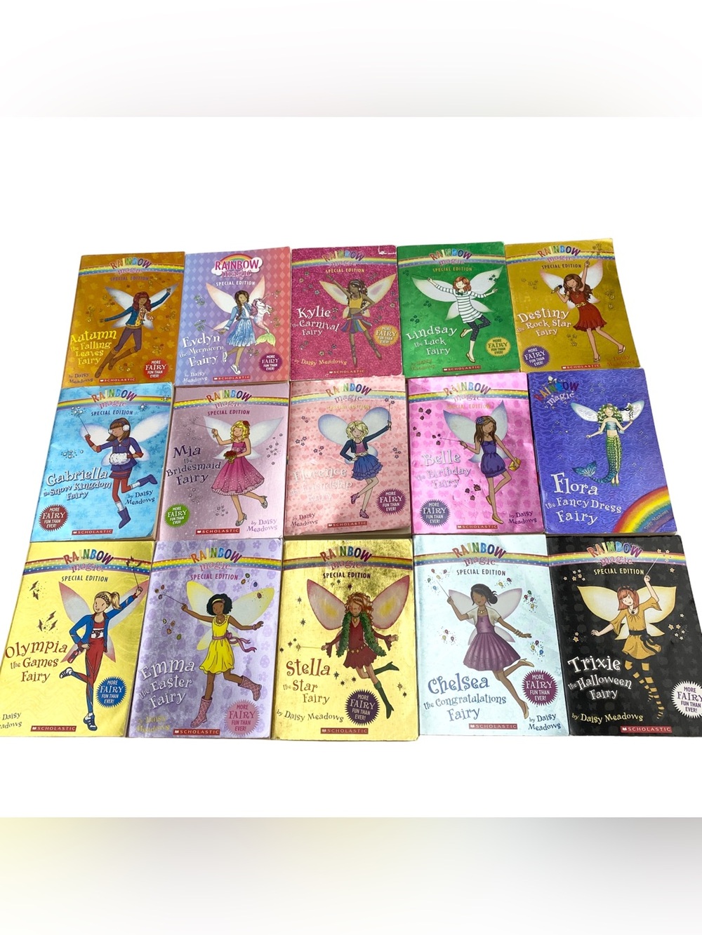 Rainbow Magic Fairies Special Edition Lot of 21 Books by Daisy Meadows